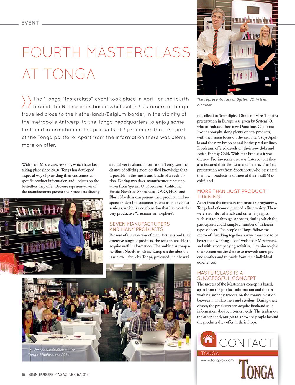 2014-06 Sign EU - Tonga Masterclass